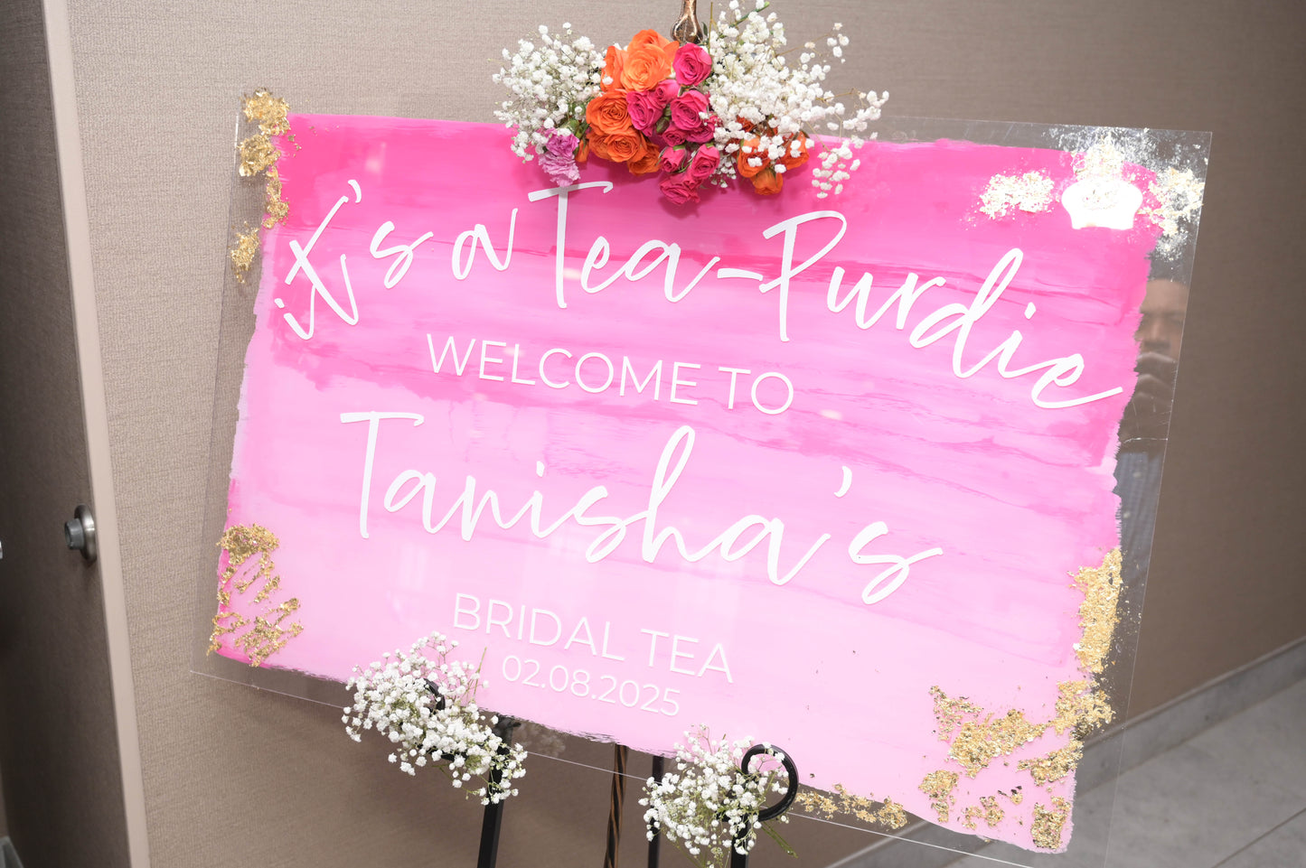 Customized Welcome Sign (Acrylic)