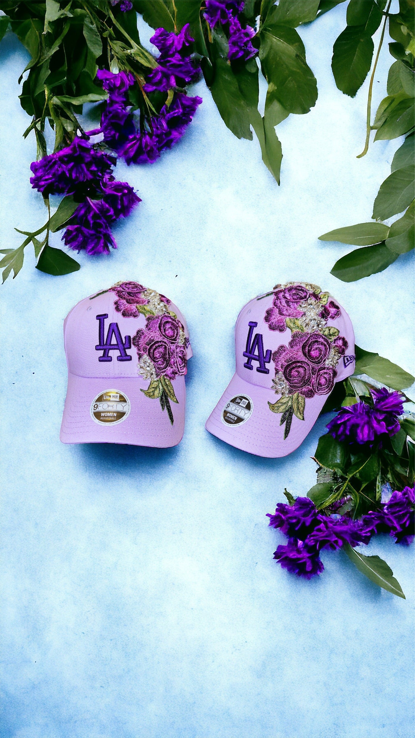 Lilac Rose Fitted Cap