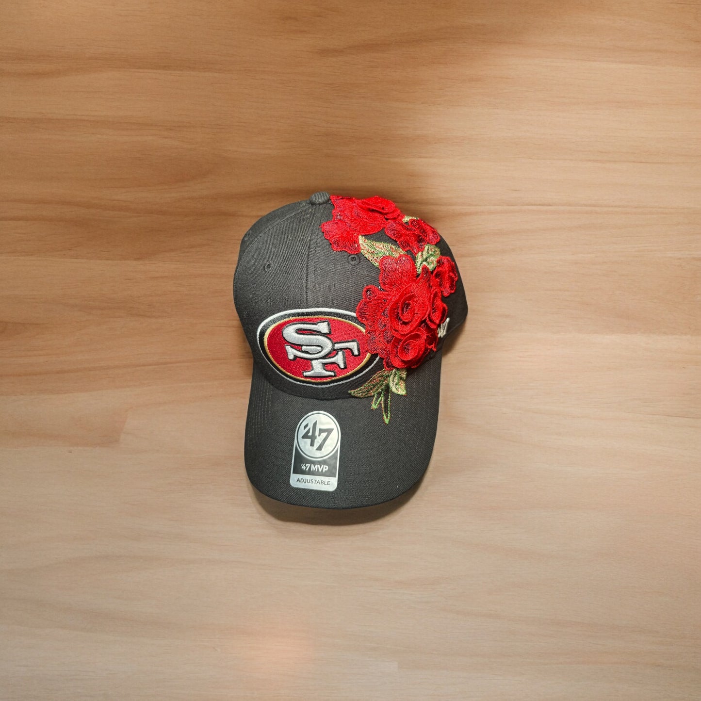 Gold Rose Fitted Hat
