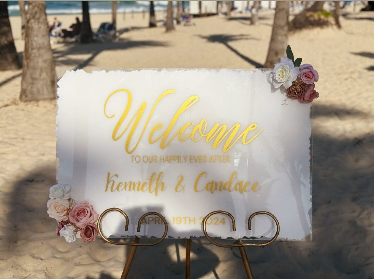 Customized Welcome Sign (Acrylic)