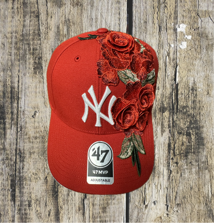 Rose Fitted Cap