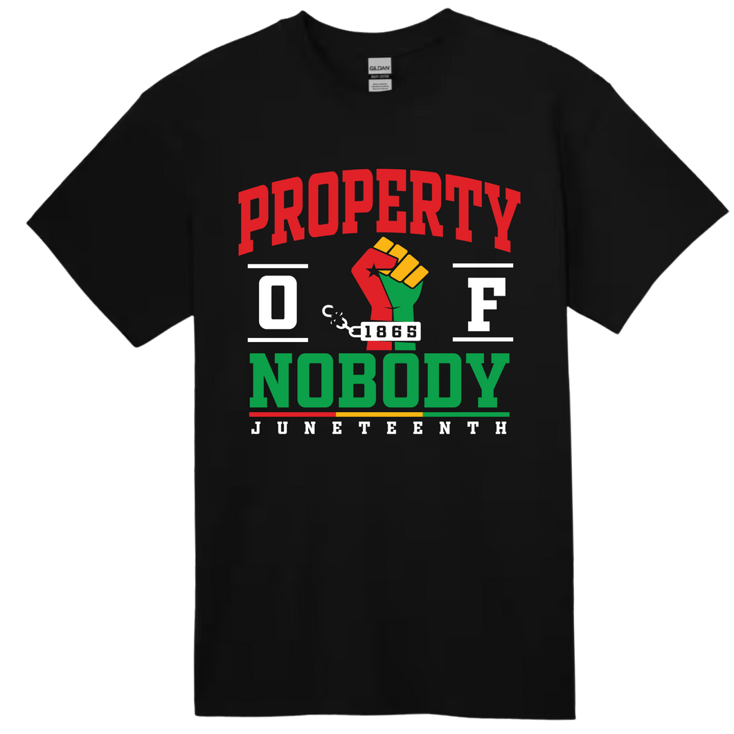 Property of Nobody Juneteenth T-Shirt