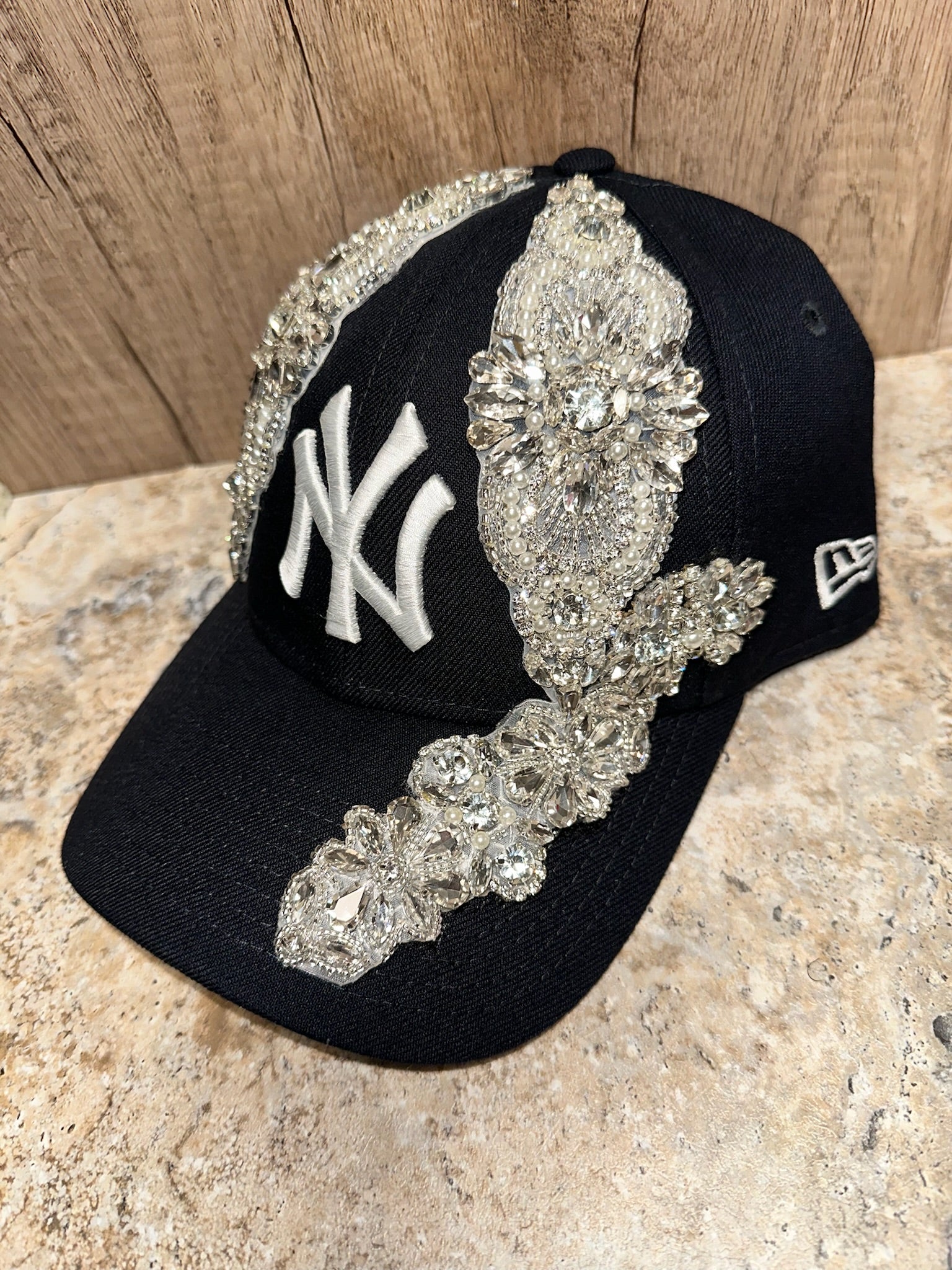 Diamonds & Pearls Fitted Cap – Francoise & Company