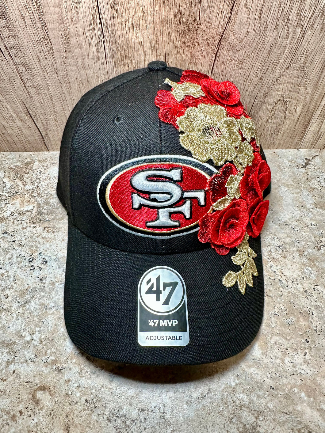 San Francisco 49ers Rose & Gold Fitted Hat