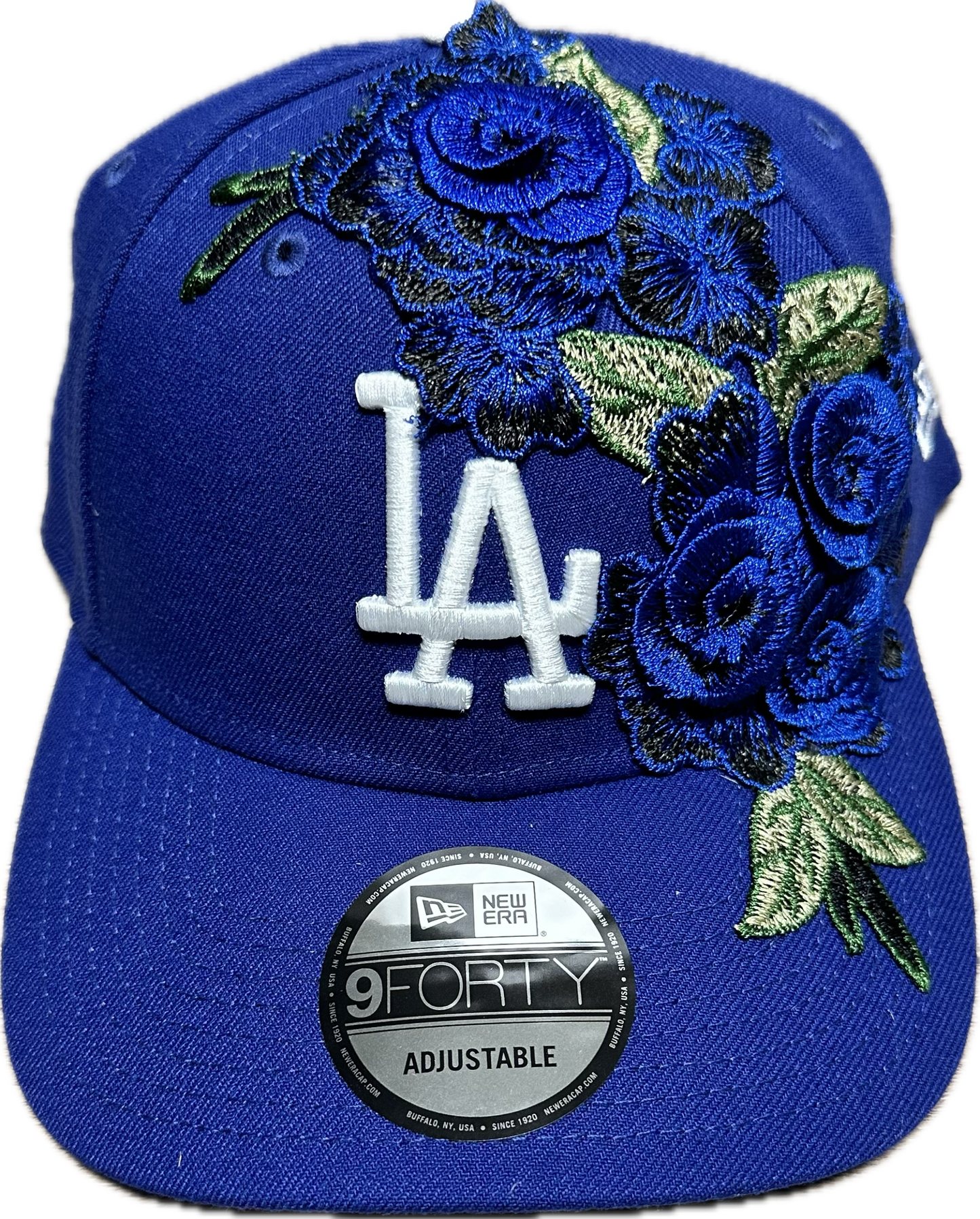 Royal Blue Rose Fitted