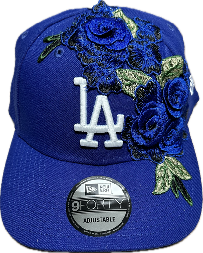 Royal Blue Rose Fitted