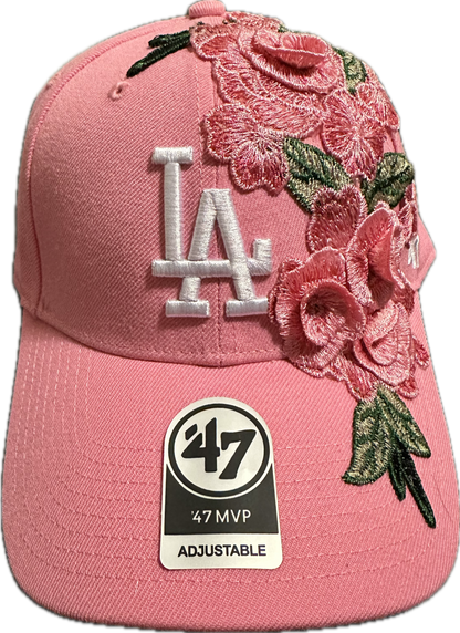 Rose Pink Fitted Cap