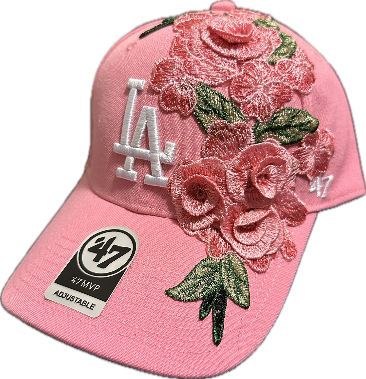 Rose Pink Fitted Cap