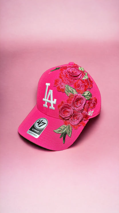 Hot Pink Rose Fitted