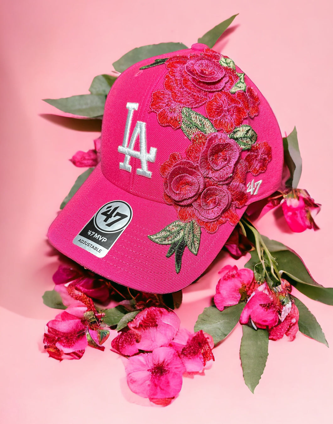 Hot Pink Rose Fitted