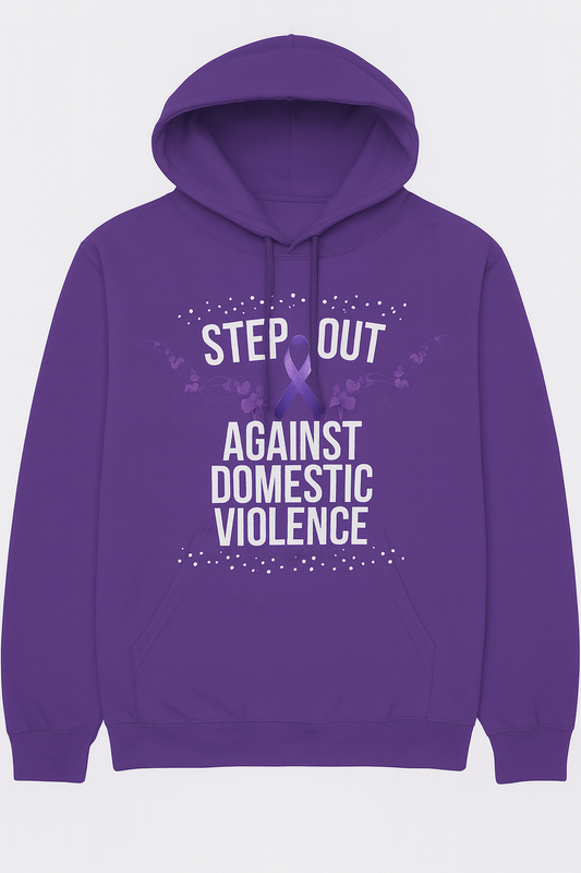 💜 Step Out Against Domestic Violence Awareness Hoodie