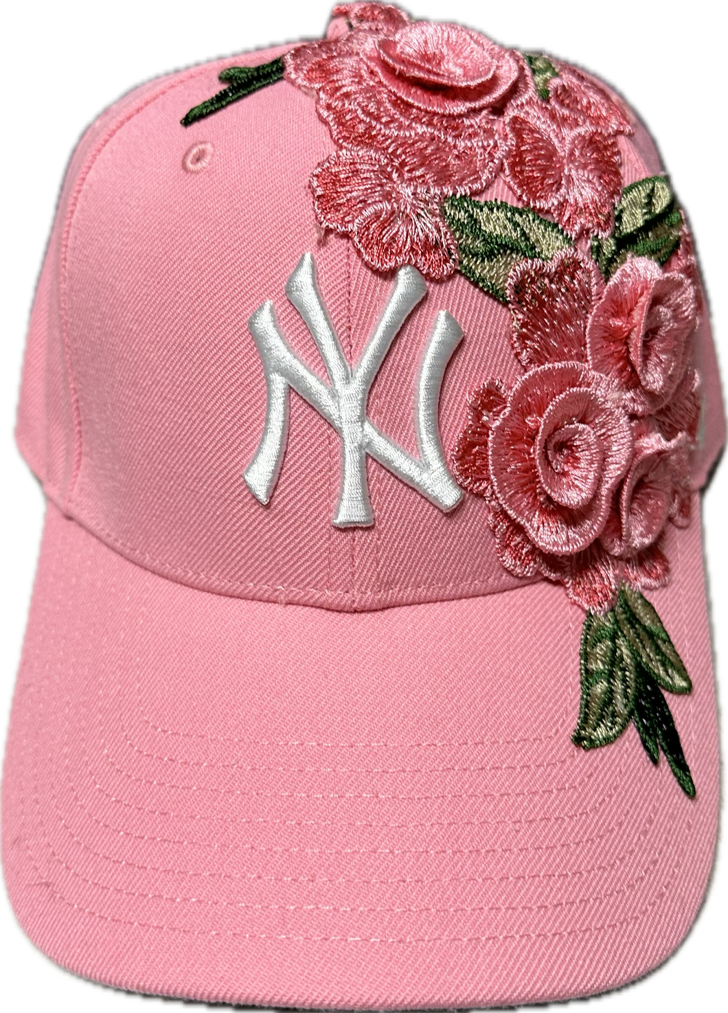 Rose Pink Fitted Cap