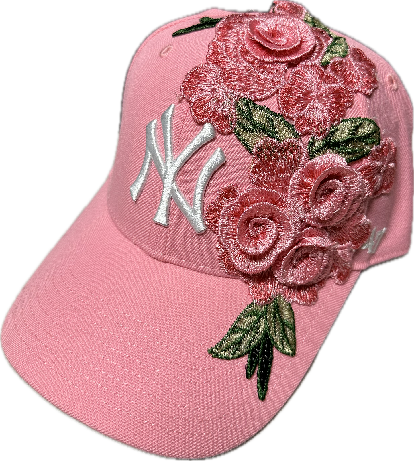 Rose Pink Fitted Cap