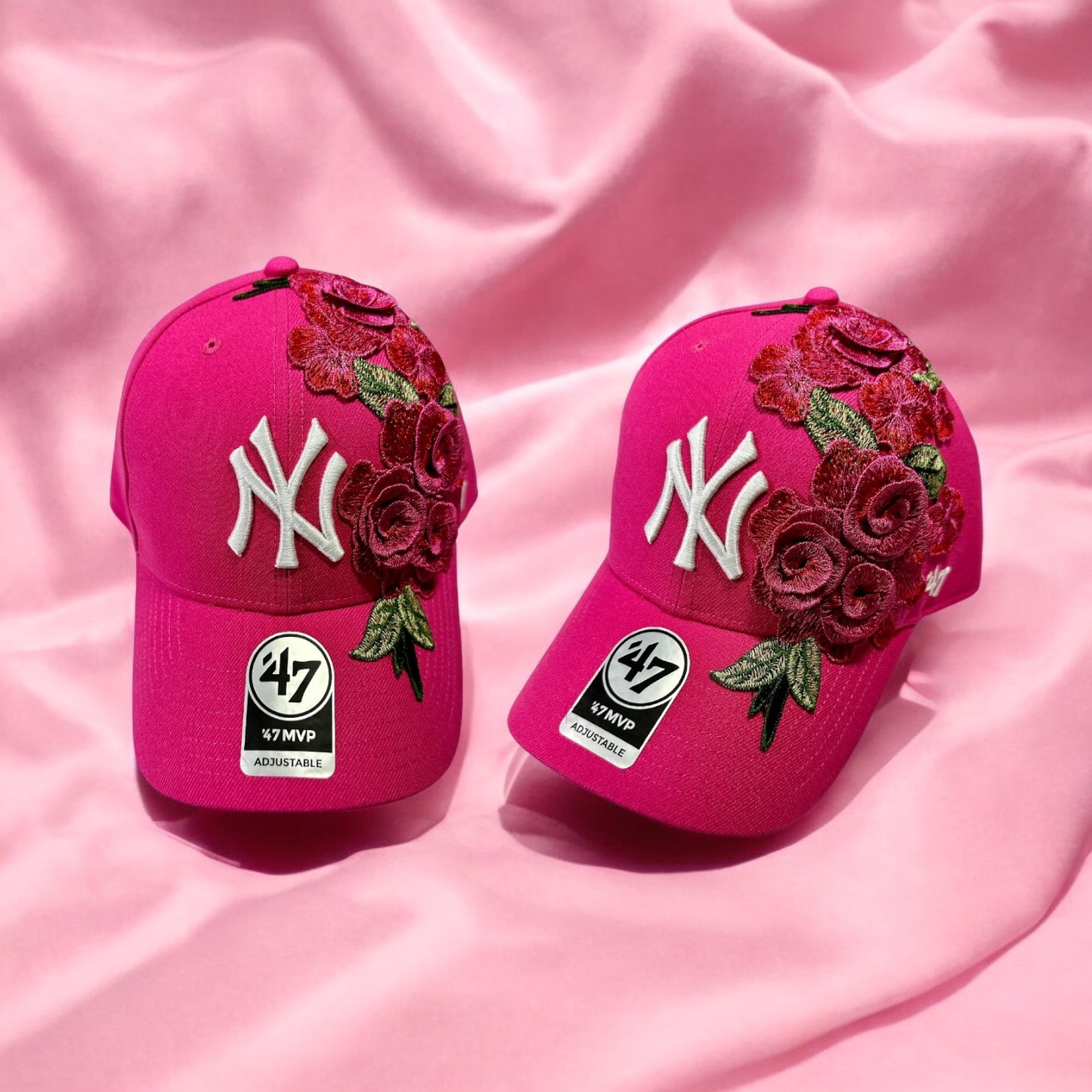 Hot Pink Rose Fitted