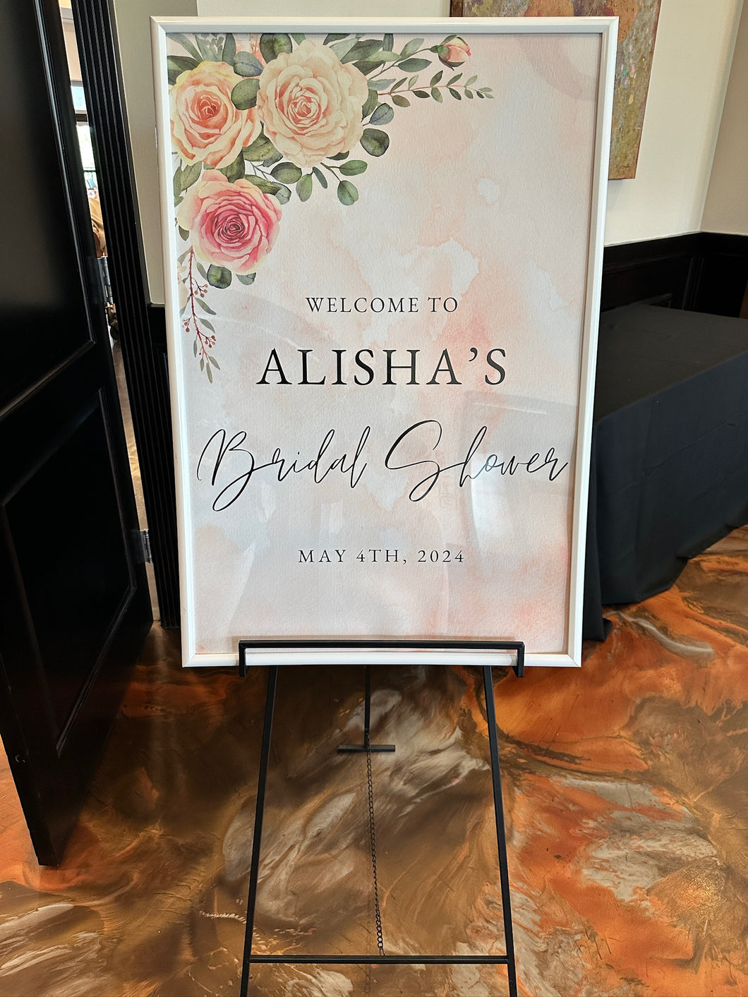 Custom Welcome Sign (Printed)