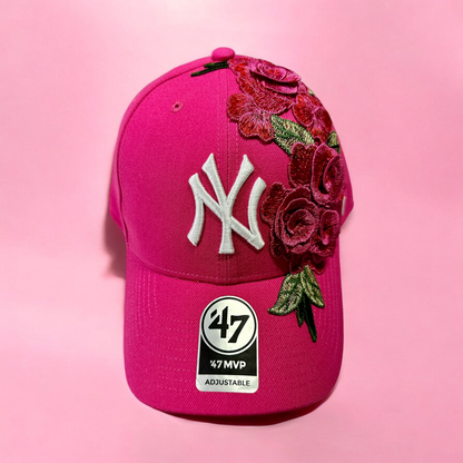 Hot Pink Rose Fitted