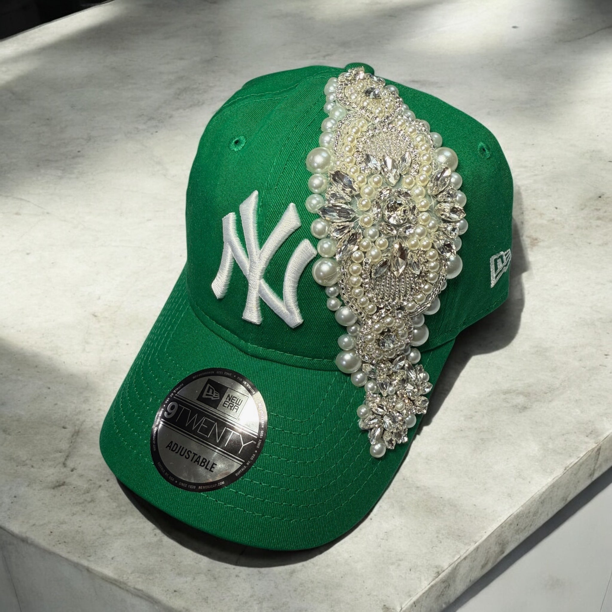 Diamonds & Pearls Fitted Cap – Francoise & Company