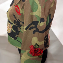 Load image into Gallery viewer, Lt. Baddie Camo Jacket (I&#39;m not extra, you&#39;re just basic)
