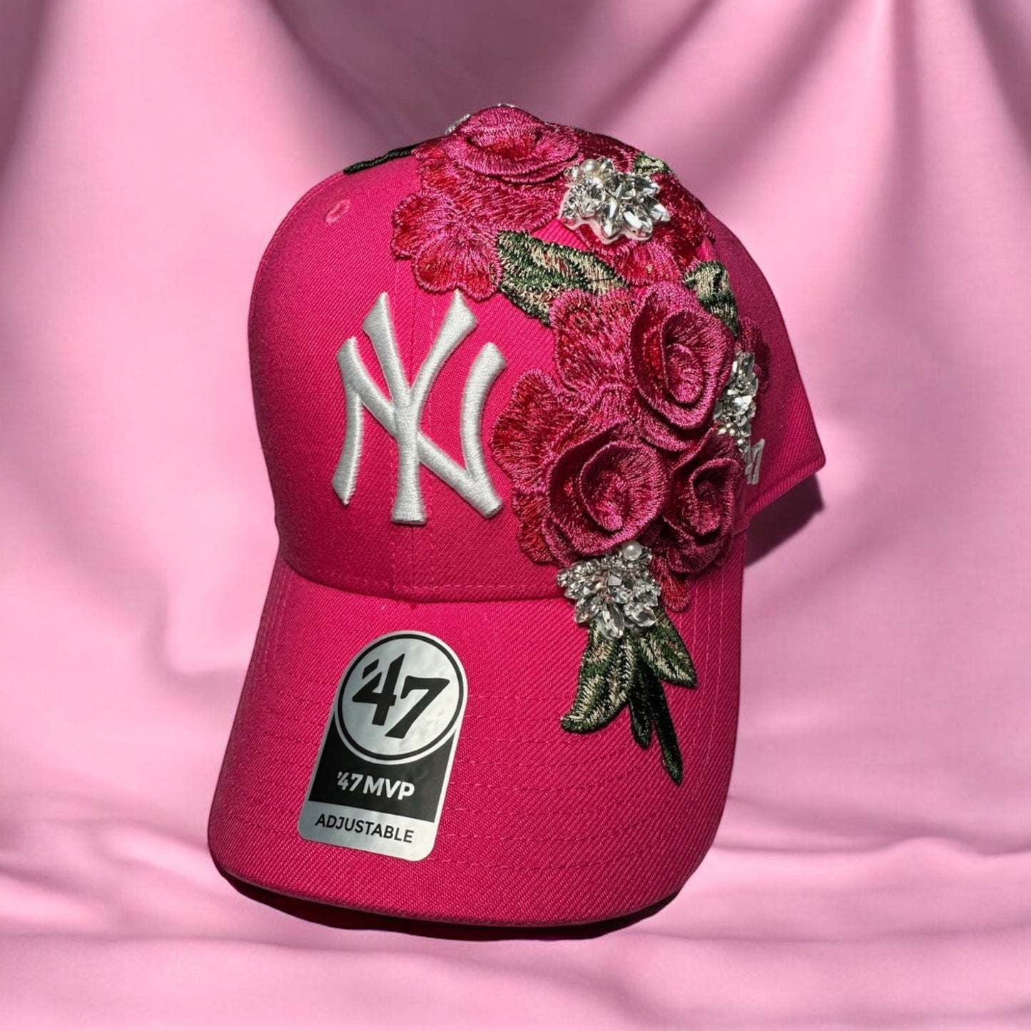 Hot Pink Rose Fitted