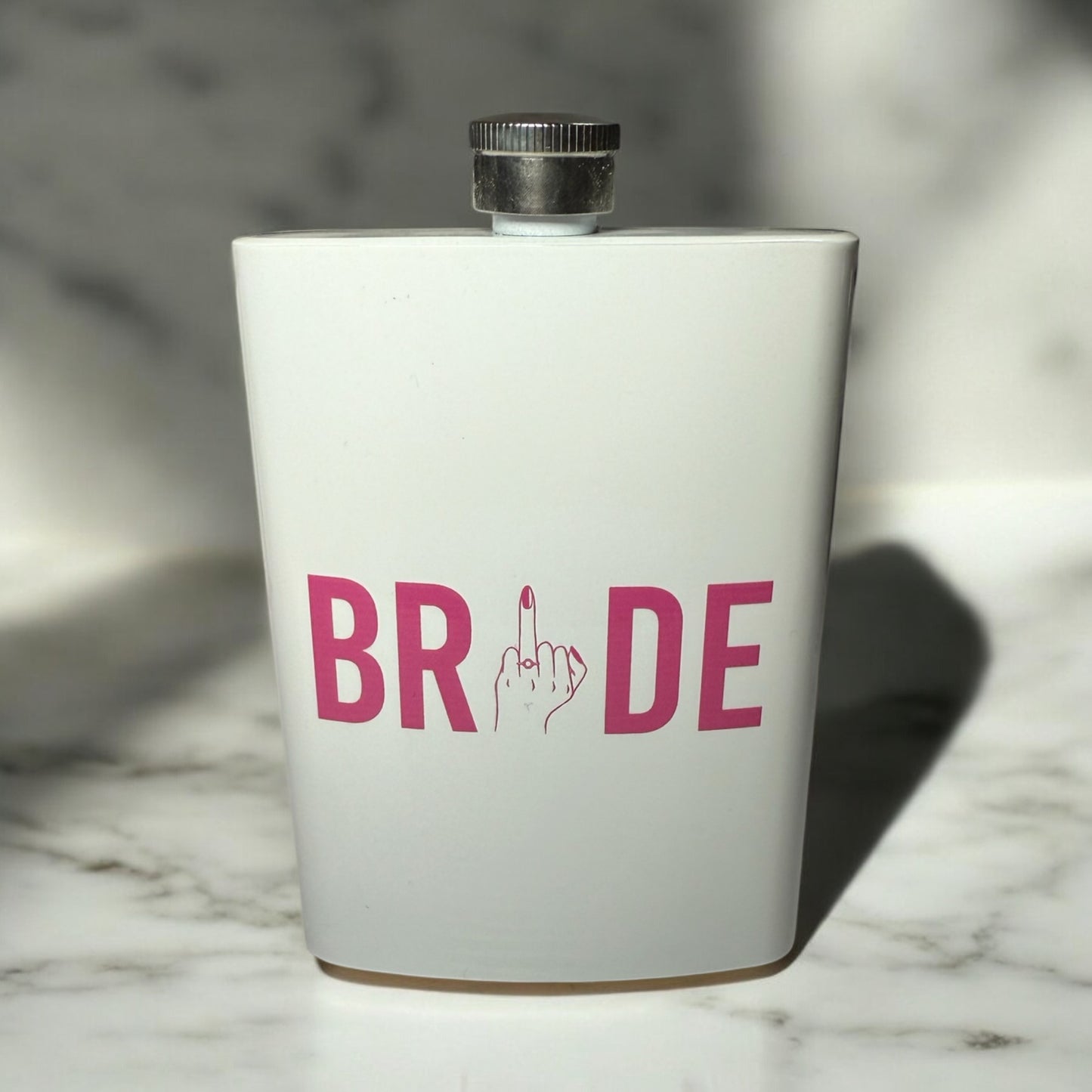 Drunk in Luv Stainless Steel Bride Flask