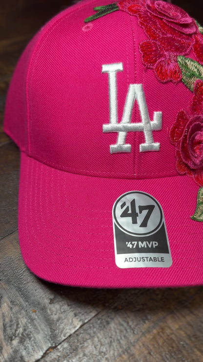 Hot Pink Rose Fitted