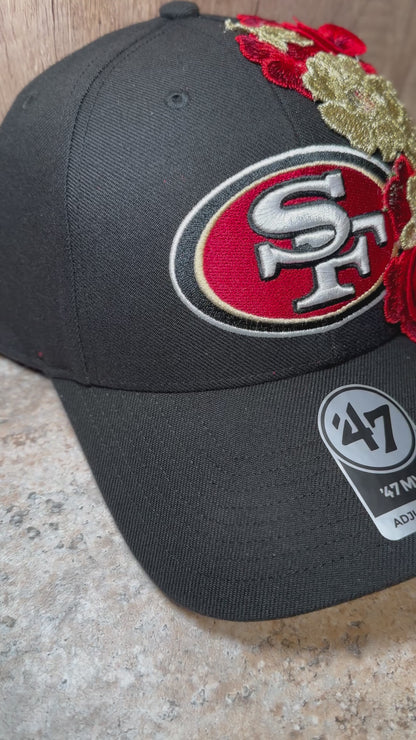 San Francisco 49ers RoseFitted Hat