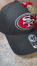 Load and play video in Gallery viewer, San Francisco 49ers Rose &amp; Gold Fitted Hat
