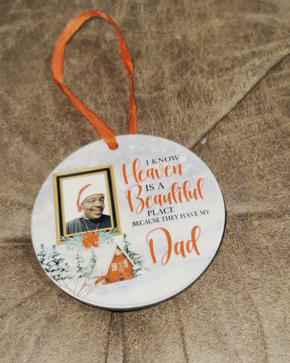 Photo Memorial Ornament
