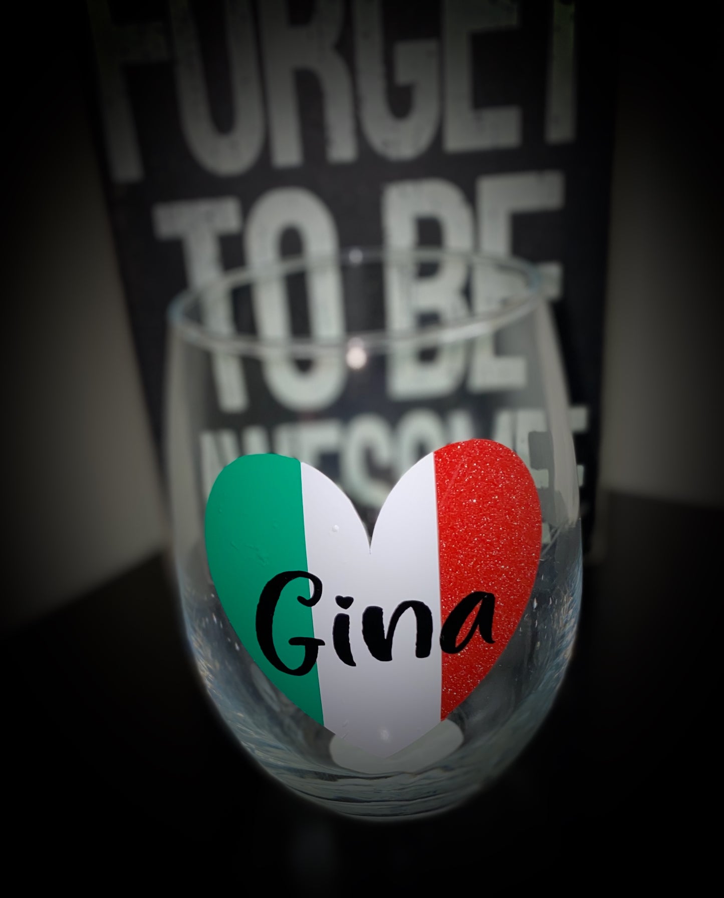 Customized Wine Glass