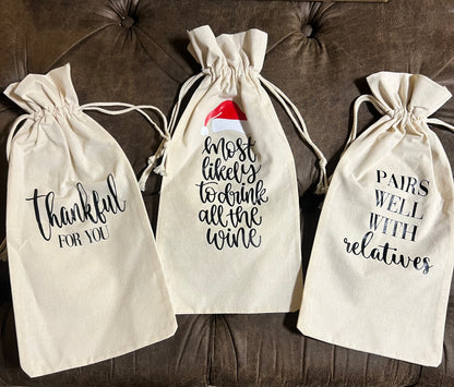 Customized Wine Bag