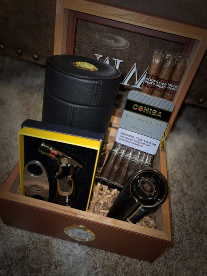 Customized Cigar Humidor Giftset